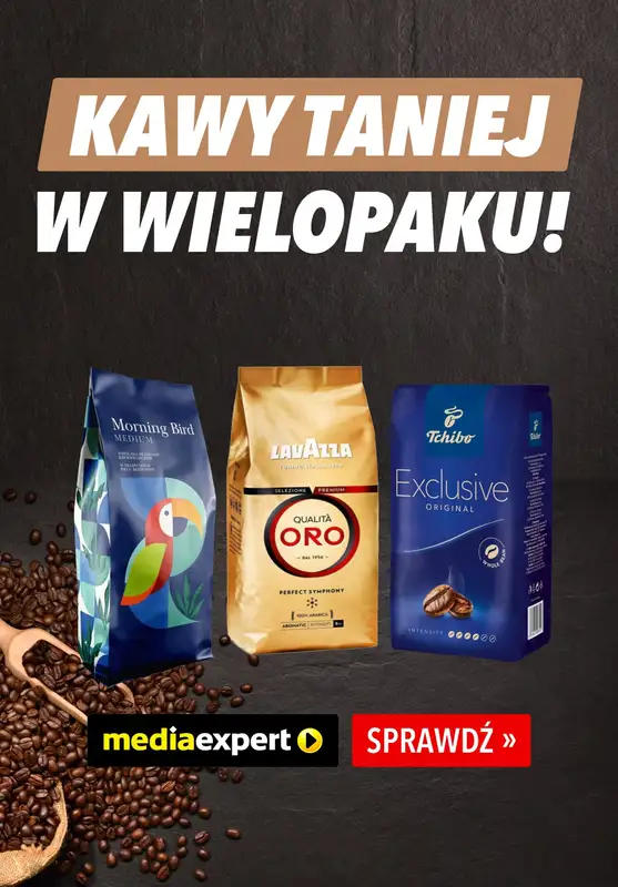 Media Expert - gazetka promocyjna Media Expert – kawowe okazje czekają!  