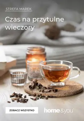 home&you - gazetka promocyjna Czas na przytulne wieczory: koce, poszuki, kubki od poniedziałku 20.10  home&you - gazetka promocyjna Czas na przytulne wieczory: koce, poszuki, kubki od poniedziałku 20.10