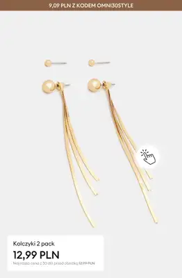 Sinsay - gazetka promocyjna -30% na damską BIŻUTERIĘ przy zakupie min. 2 produktów od poniedziałku 20.10  - strona 12