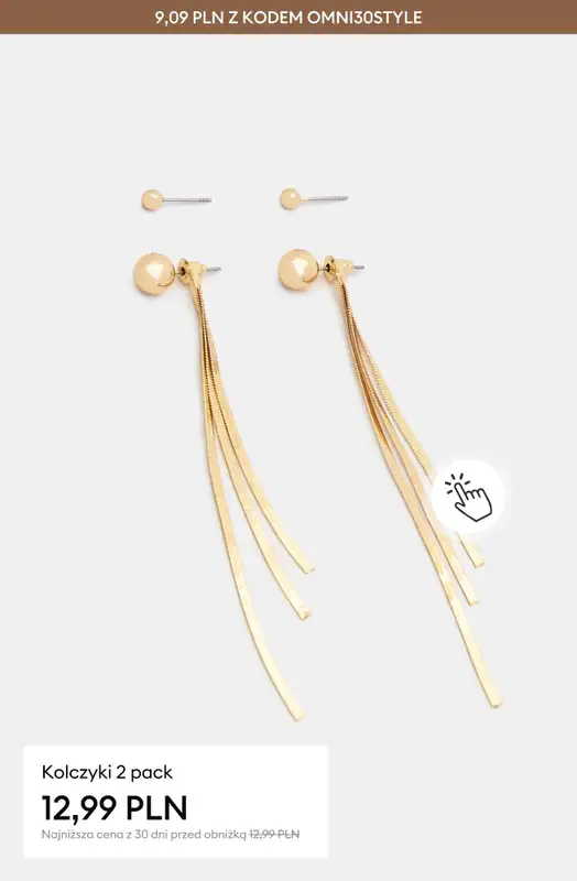 Sinsay - gazetka promocyjna -30% na damską BIŻUTERIĘ przy zakupie min. 2 produktów od poniedziałku 20.10  - strona 12