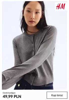 H&M - gazetka promocyjna KARDIGANY damskie w supercenach od poniedziałku 20.10  - strona 4