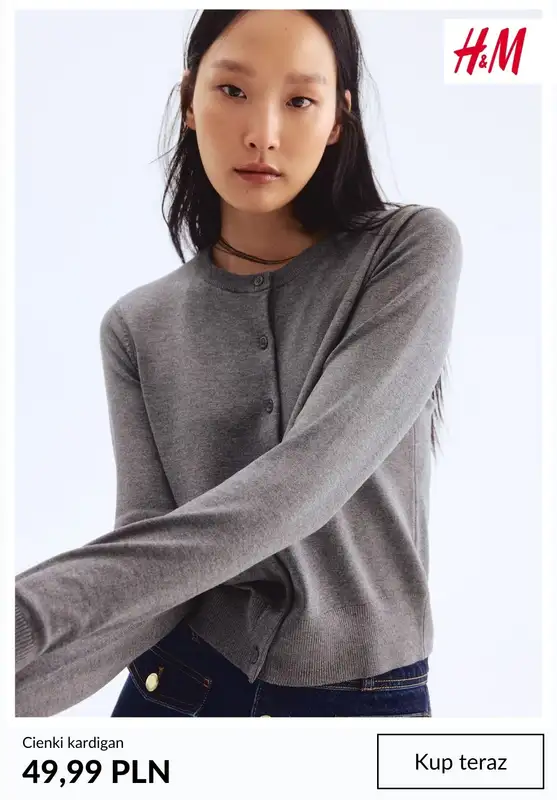 H&M - gazetka promocyjna KARDIGANY damskie w supercenach od poniedziałku 20.10  - strona 4