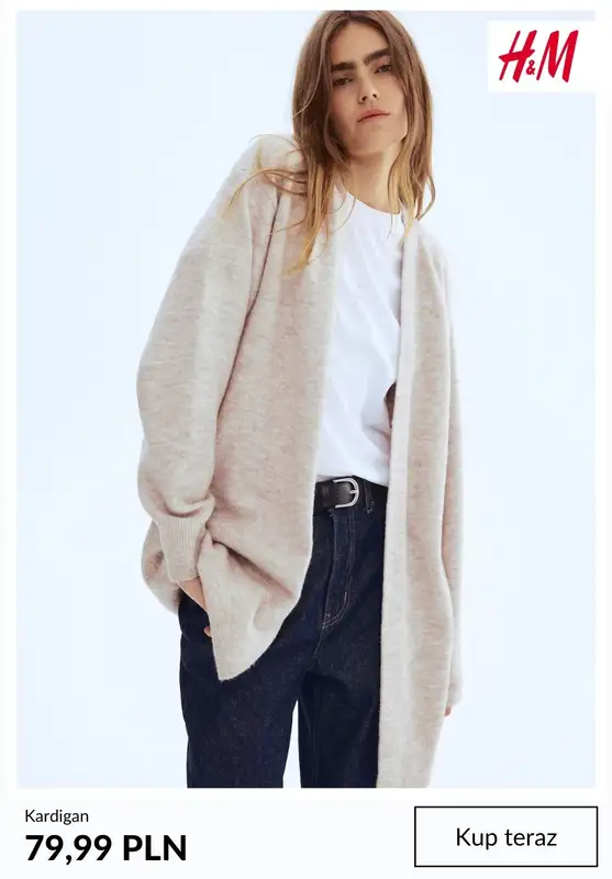 H&M - gazetka promocyjna KARDIGANY damskie w supercenach od poniedziałku 20.10  - strona 6