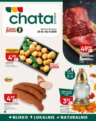 Chata Polska - gazetka promocyjna Gazetka od czwartku 23.10 do niedzieli 02.11
