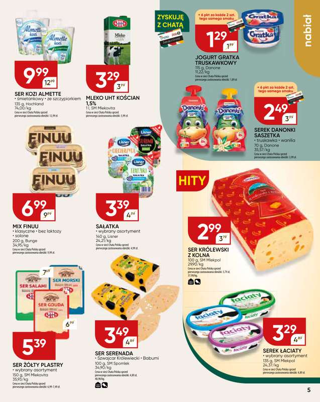 Chata Polska - gazetka promocyjna Gazetka od czwartku 23.10 do niedzieli 02.11 - strona 5