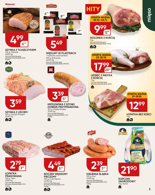 Chata Polska - gazetka promocyjna Gazetka od czwartku 23.10 do niedzieli 02.11 - strona 3