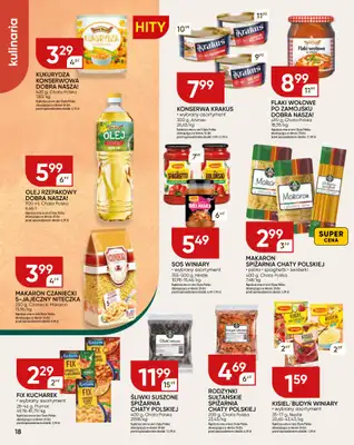 Chata Polska - gazetka promocyjna Gazetka od czwartku 23.10 do niedzieli 02.11 - strona 18