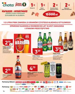 Chata Polska - gazetka promocyjna Gazetka od czwartku 23.10 do niedzieli 02.11 - strona 14