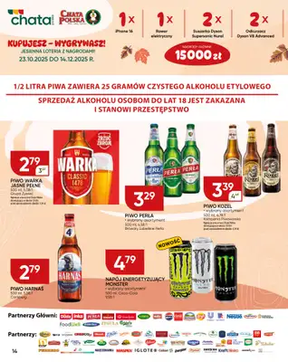 Chata Polska - gazetka promocyjna Gazetka od czwartku 23.10 do niedzieli 02.11 - strona 14