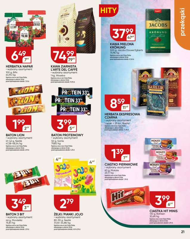 Chata Polska - gazetka promocyjna Gazetka od czwartku 23.10 do niedzieli 02.11 - strona 21