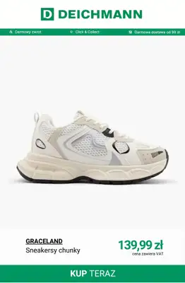 Deichmann - gazetka promocyjna Best Price - sneakersy damskie od poniedziałku 20.10  - strona 10