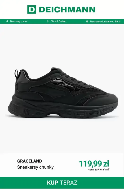 Deichmann - gazetka promocyjna Best Price - sneakersy damskie od poniedziałku 20.10  - strona 8