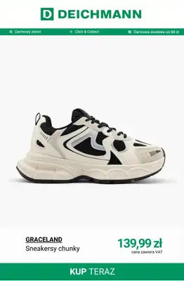 Deichmann - gazetka promocyjna Best Price - sneakersy damskie od poniedziałku 20.10  - strona 9