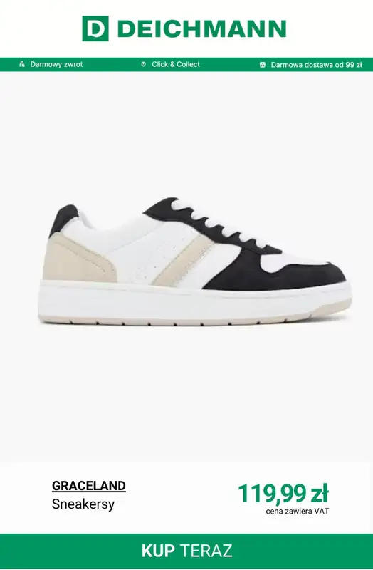 Deichmann - gazetka promocyjna Best Price - sneakersy damskie od poniedziałku 20.10  - strona 4
