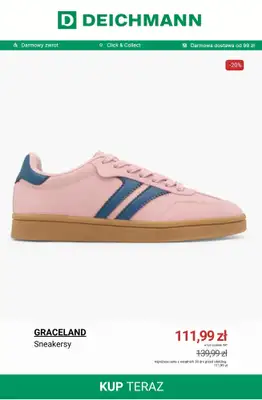 Deichmann - gazetka promocyjna Best Price - sneakersy damskie od poniedziałku 20.10  - strona 2