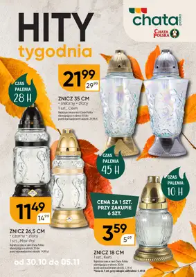 Chata Polska - gazetka promocyjna Hity tygodnia od czwartku 30.10 do środy 05.11 - strona 2 Chata Polska - gazetka promocyjna Hity tygodnia od czwartku 30.10 do środy 05.11 - strona 2