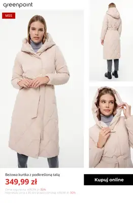 Greenpoint - gazetka promocyjna Kurtki pikowane – od 149,99 zł od poniedziałku 20.10  - strona 10