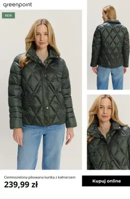 Greenpoint - gazetka promocyjna Kurtki pikowane – od 149,99 zł od poniedziałku 20.10  - strona 3