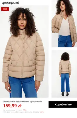 Greenpoint - gazetka promocyjna Kurtki pikowane – od 149,99 zł od poniedziałku 20.10  - strona 7