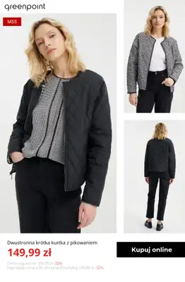 Greenpoint - gazetka promocyjna Kurtki pikowane – od 149,99 zł od poniedziałku 20.10  - strona 5