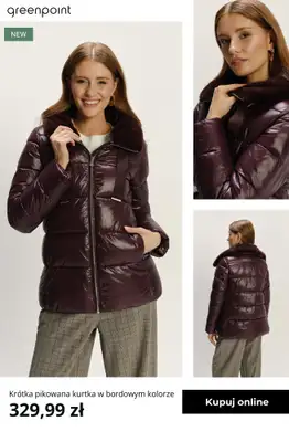 Greenpoint - gazetka promocyjna Kurtki pikowane – od 149,99 zł od poniedziałku 20.10  - strona 9