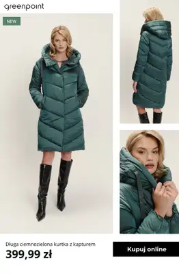 Greenpoint - gazetka promocyjna Kurtki pikowane – od 149,99 zł od poniedziałku 20.10  - strona 12