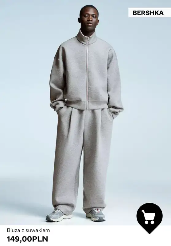 Bershka - gazetka promocyjna Męskie DRESY w super cenach   - strona 2