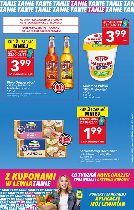 LEWIATAN - gazetka promocyjna Z kuponami w Lewiatanie   - strona 2