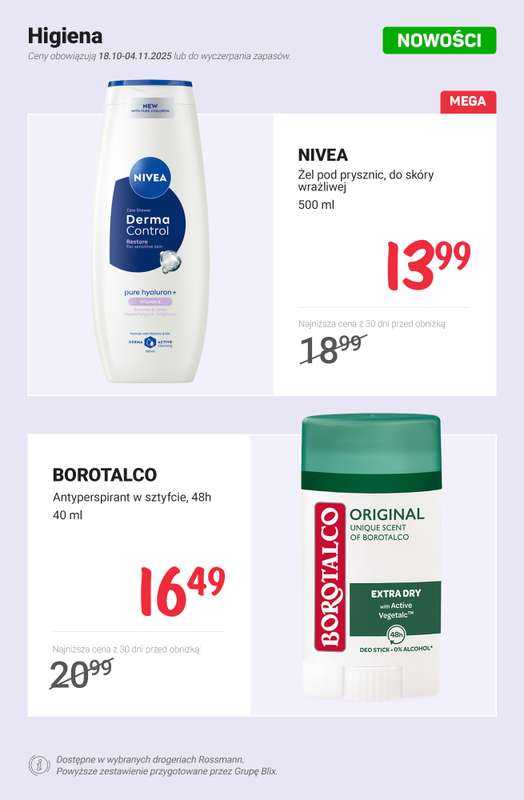 Rossmann - gazetka promocyjna NOWOŚCI na promocji! od poniedziałku 20.10 do wtorku 04.11 - strona 4