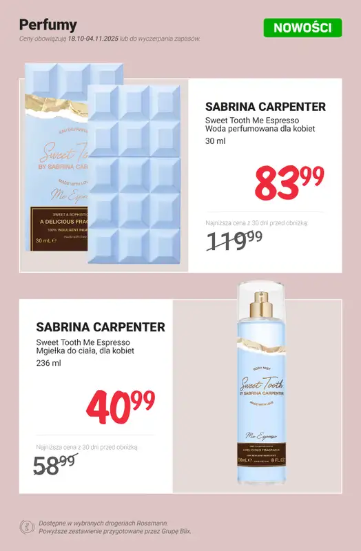 Rossmann - gazetka promocyjna NOWOŚCI na promocji! od poniedziałku 20.10 do wtorku 04.11 - strona 12
