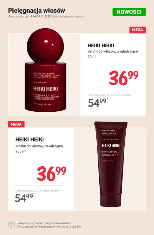 Rossmann - gazetka promocyjna NOWOŚCI na promocji! od poniedziałku 20.10 do wtorku 04.11 - strona 7