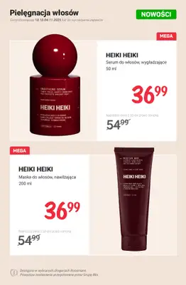 Rossmann - gazetka promocyjna NOWOŚCI na promocji! od poniedziałku 20.10 do wtorku 04.11 - strona 7 Rossmann - gazetka promocyjna NOWOŚCI na promocji! od poniedziałku 20.10 do wtorku 04.11 - strona 7