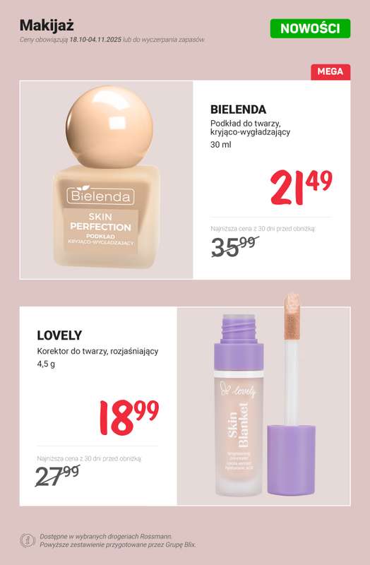 Rossmann - gazetka promocyjna NOWOŚCI na promocji! od poniedziałku 20.10 do wtorku 04.11 - strona 10