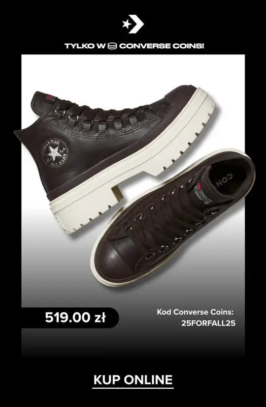 Converse - gazetka promocyjna -25% na wybrane modele jesienno-zimowe od poniedziałku 20.10  - strona 6