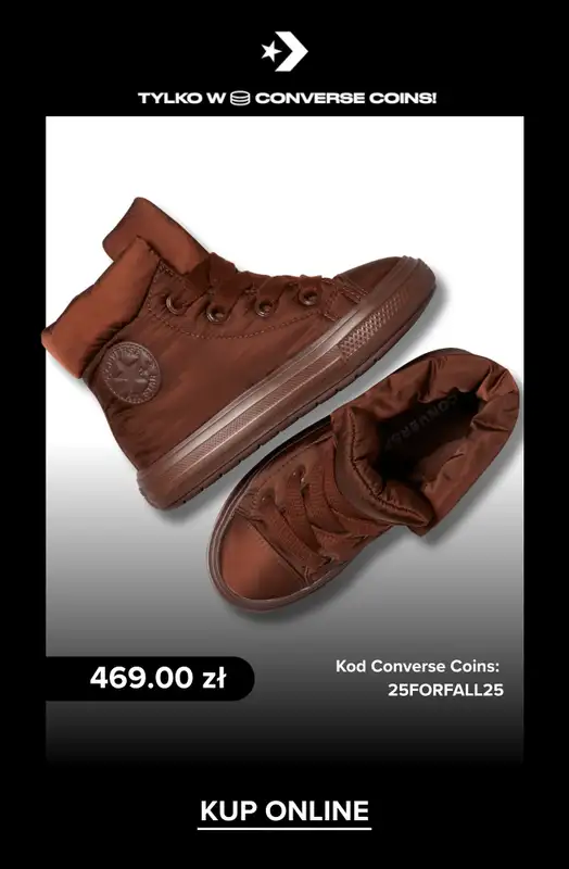 Converse - gazetka promocyjna -25% na wybrane modele jesienno-zimowe od poniedziałku 20.10  - strona 8