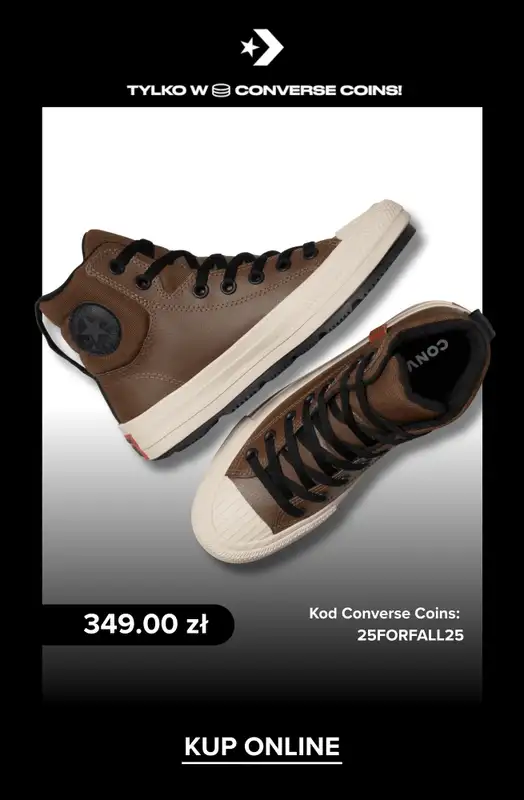 Converse - gazetka promocyjna -25% na wybrane modele jesienno-zimowe od poniedziałku 20.10  - strona 2