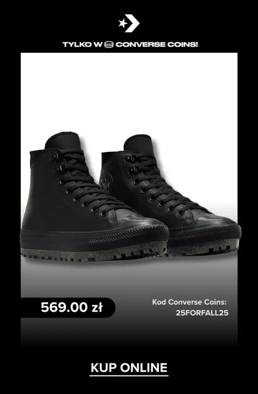 Converse - gazetka promocyjna -25% na wybrane modele jesienno-zimowe od poniedziałku 20.10  - strona 9
