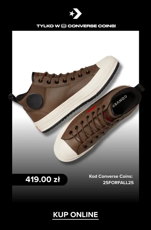 Converse - gazetka promocyjna -25% na wybrane modele jesienno-zimowe od poniedziałku 20.10  - strona 4