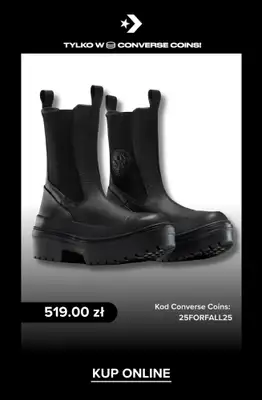 Converse - gazetka promocyjna -25% na wybrane modele jesienno-zimowe od poniedziałku 20.10  - strona 7