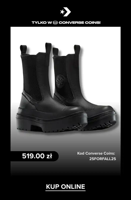 Converse - gazetka promocyjna -25% na wybrane modele jesienno-zimowe od poniedziałku 20.10  - strona 7
