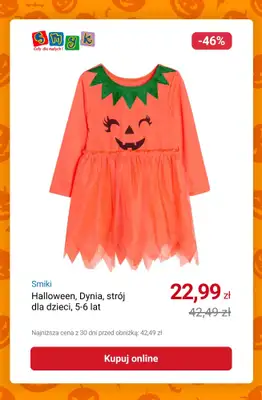 Smyk - gazetka promocyjna Do -50% przebrania i akcesoria na HALLOWEEN od poniedziałku 20.10 do piątku 31.10 - strona 6