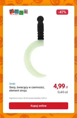 Smyk - gazetka promocyjna Do -50% przebrania i akcesoria na HALLOWEEN od poniedziałku 20.10 do piątku 31.10 - strona 17