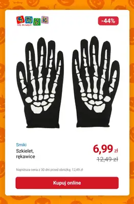 Smyk - gazetka promocyjna Do -50% przebrania i akcesoria na HALLOWEEN od poniedziałku 20.10 do piątku 31.10 - strona 7