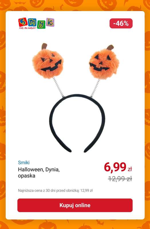 Smyk - gazetka promocyjna Do -50% przebrania i akcesoria na HALLOWEEN od poniedziałku 20.10 do piątku 31.10 - strona 2