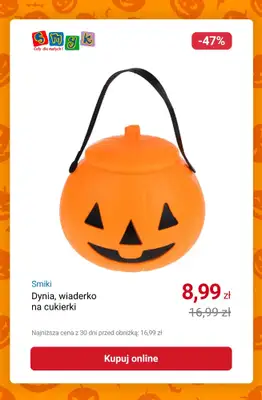 Smyk - gazetka promocyjna Do -50% przebrania i akcesoria na HALLOWEEN od poniedziałku 20.10 do piątku 31.10 - strona 3
