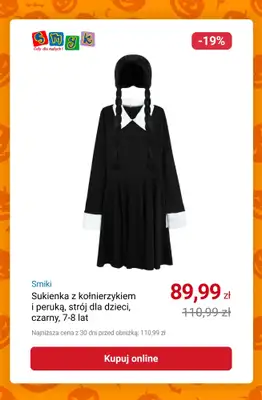 Smyk - gazetka promocyjna Do -50% przebrania i akcesoria na HALLOWEEN od poniedziałku 20.10 do piątku 31.10 - strona 13