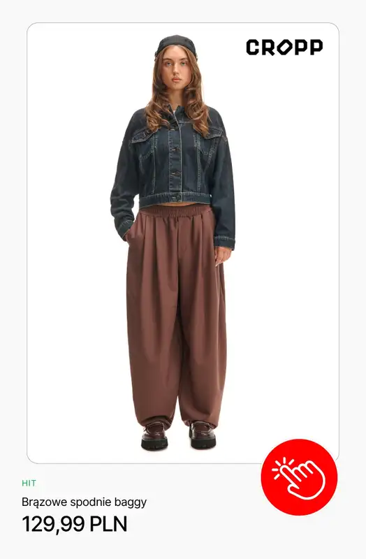 Cropp - gazetka promocyjna HITY sprzedaży dla niej od poniedziałku 20.10  - strona 8