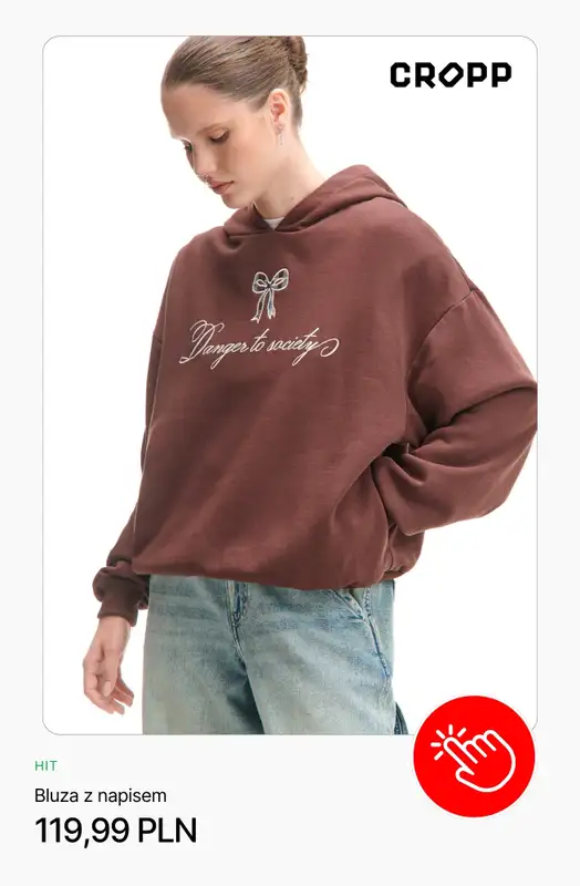 Cropp - gazetka promocyjna HITY sprzedaży dla niej od poniedziałku 20.10  - strona 7