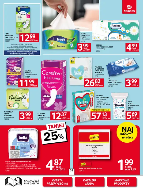 Selgros - gazetka promocyjna Oferta spożywcza od czwartku 23.10 do środy 05.11 - strona 33