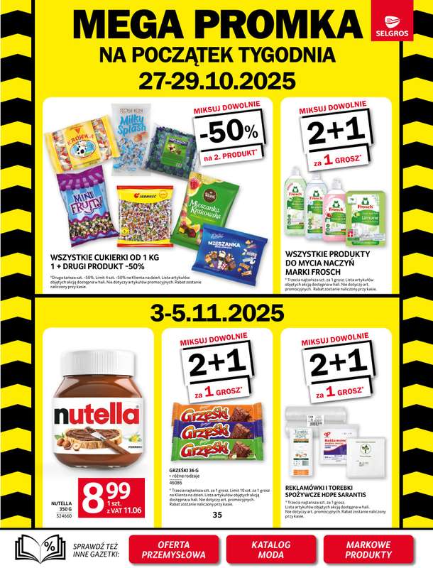 Selgros - gazetka promocyjna Oferta spożywcza od czwartku 23.10 do środy 05.11 - strona 35
